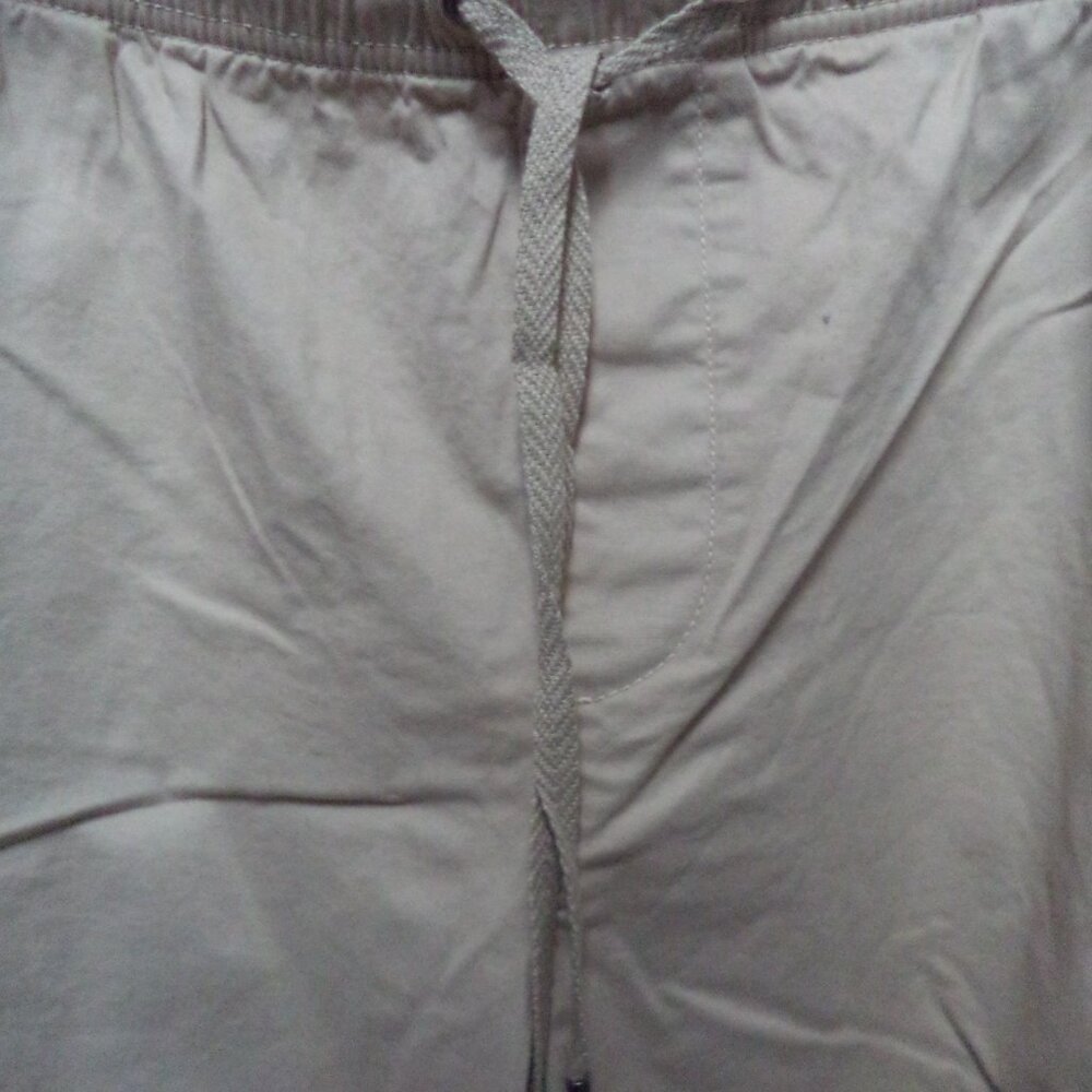 GAP khaki elastic waist Bermuda shorts khaki Pockets NEW NWT Size Sz Large Lg L - Picture 5 of 11
